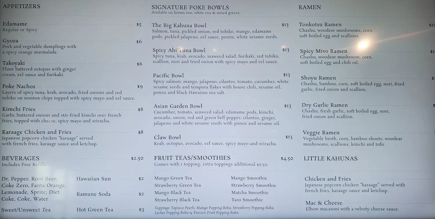 Menu 3