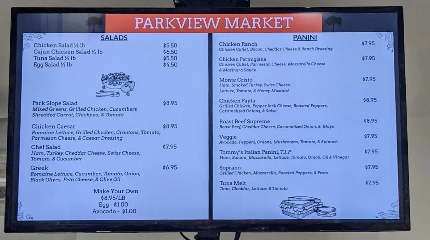 Menu 2