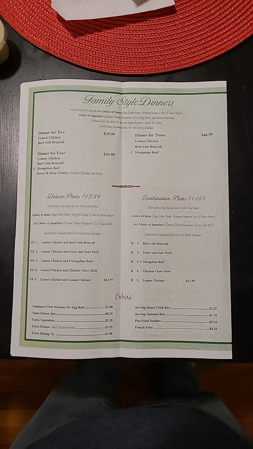 Menu 3