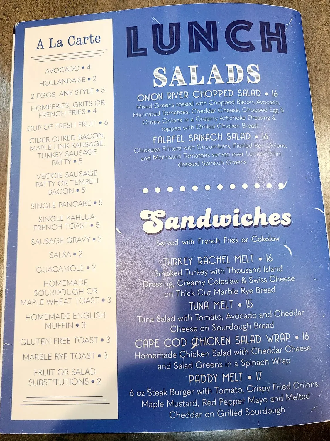 Menu 5