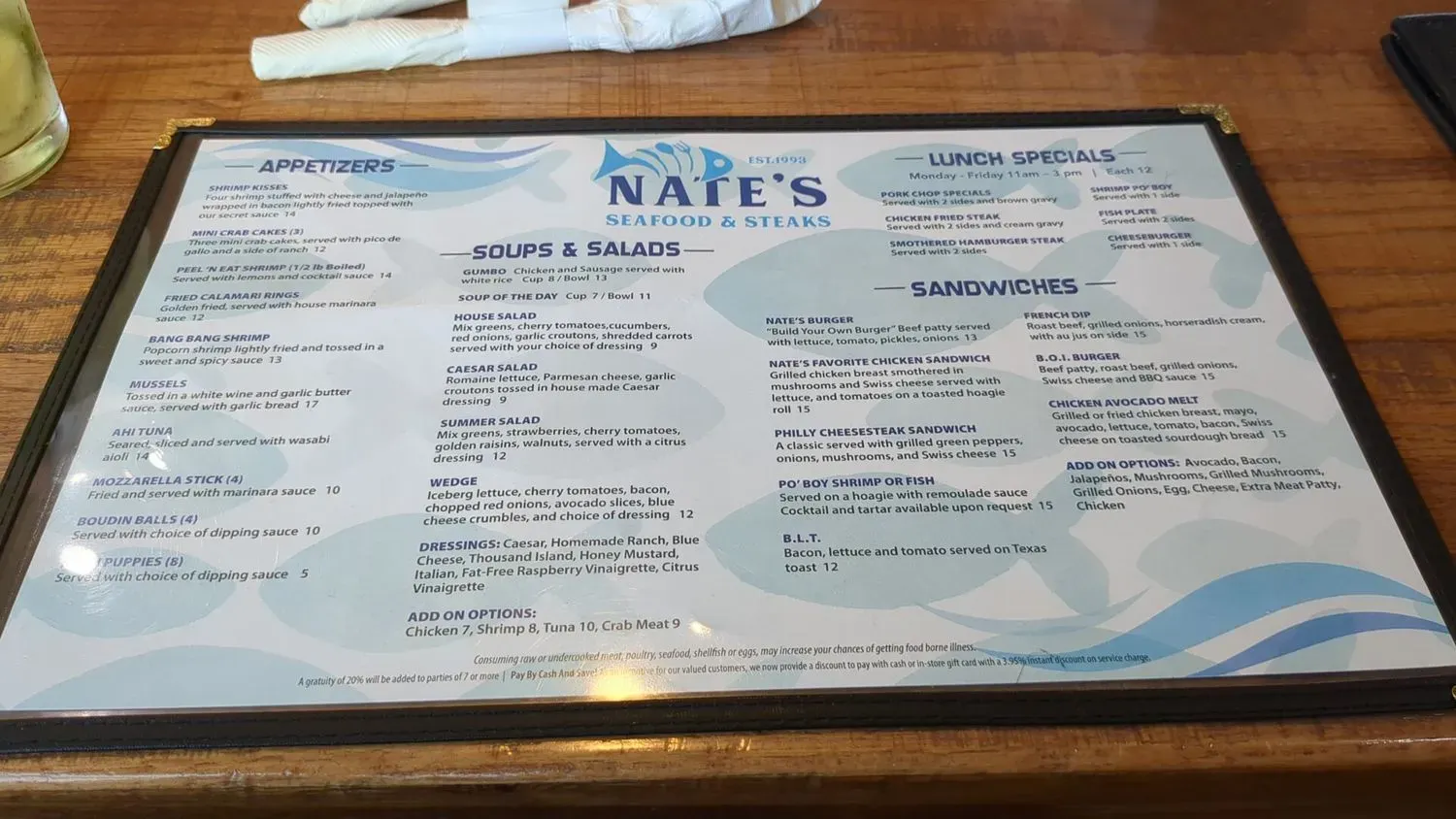 Menu 4