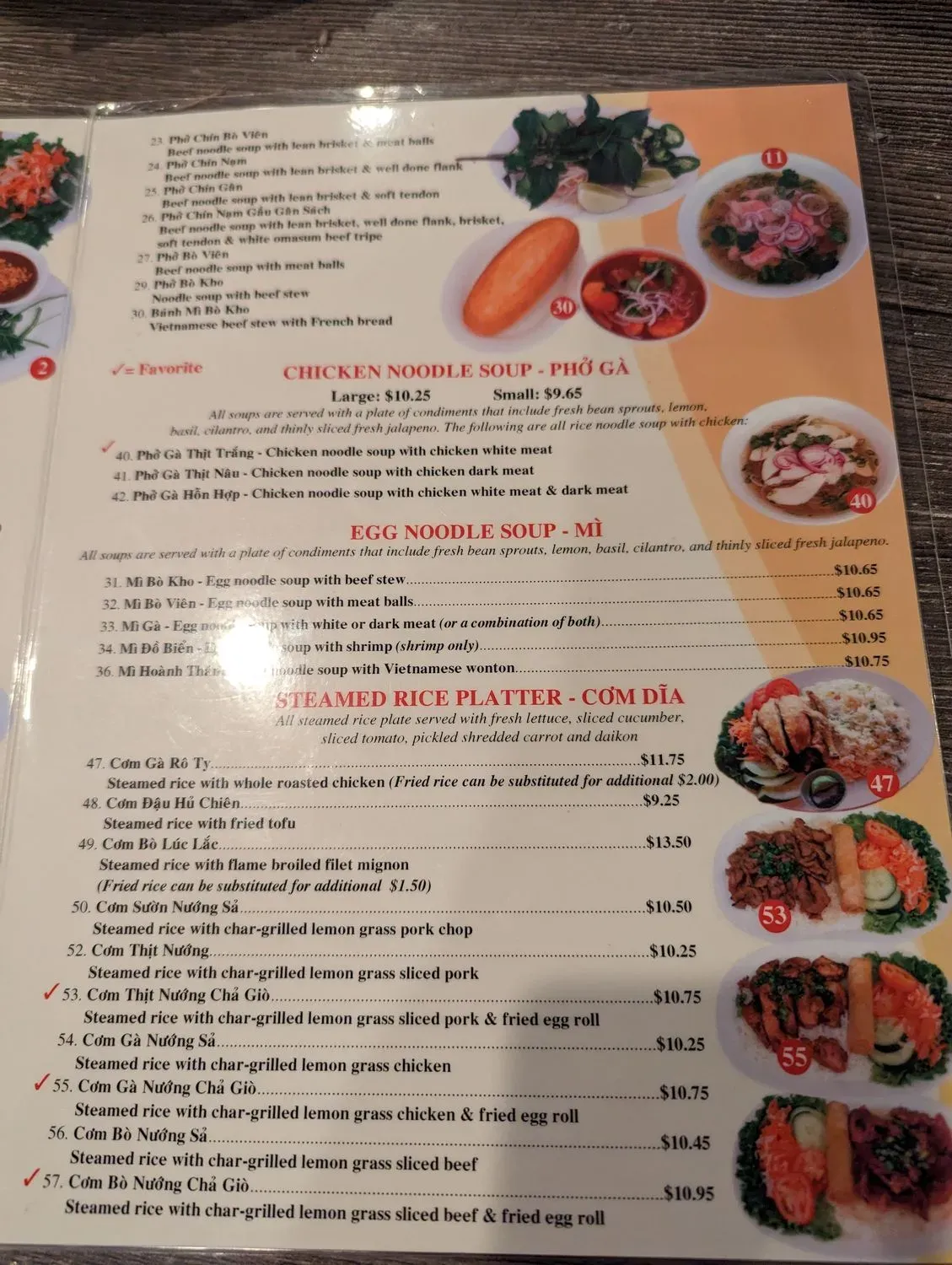 Menu 6