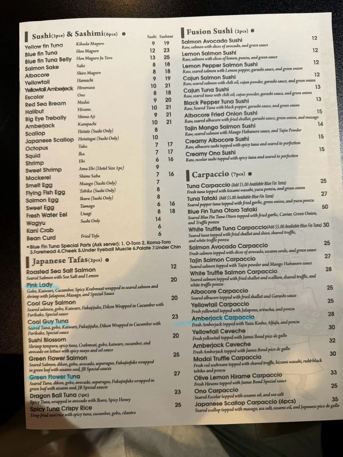 Menu 3