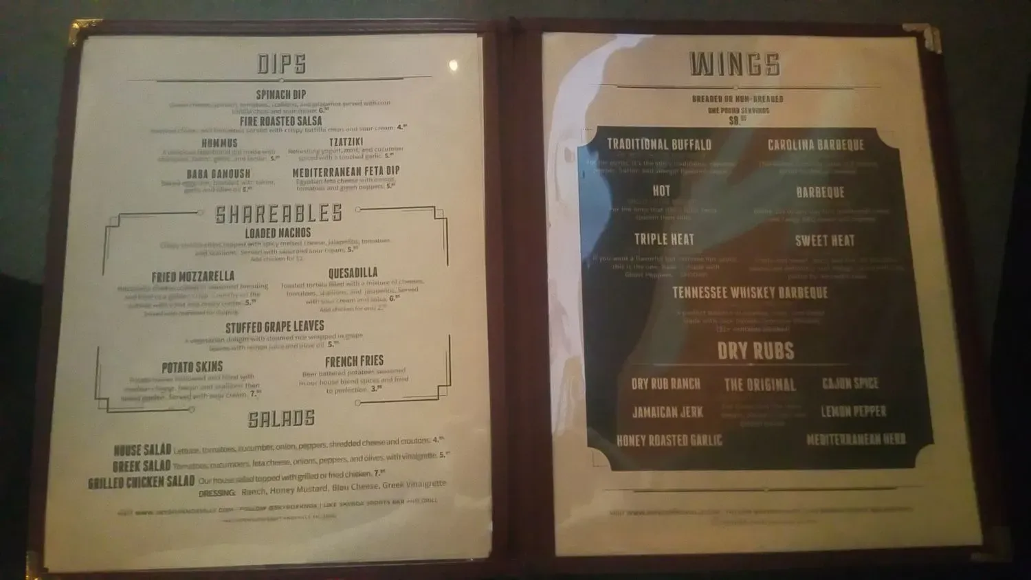 Menu 4