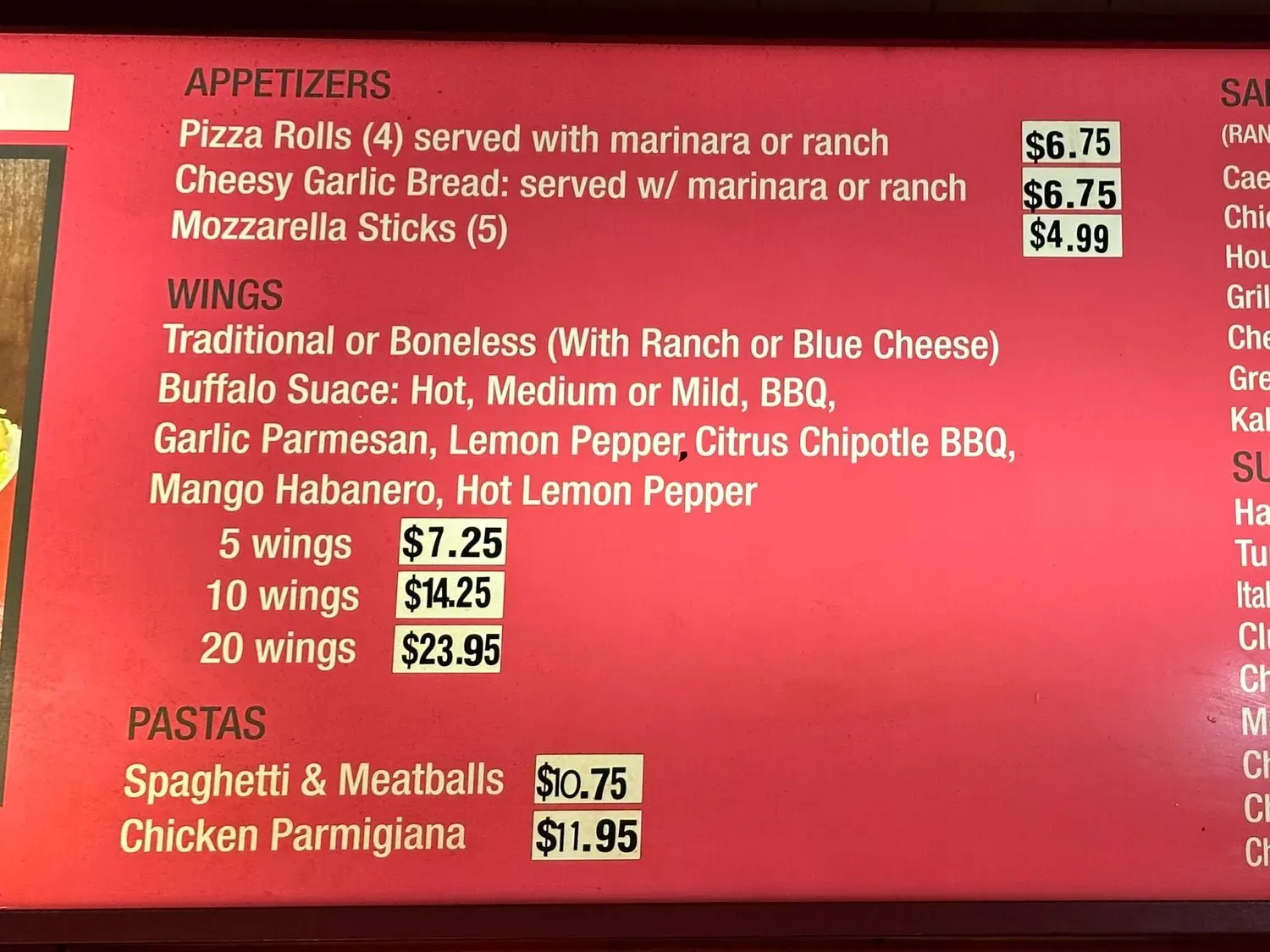 Menu 3