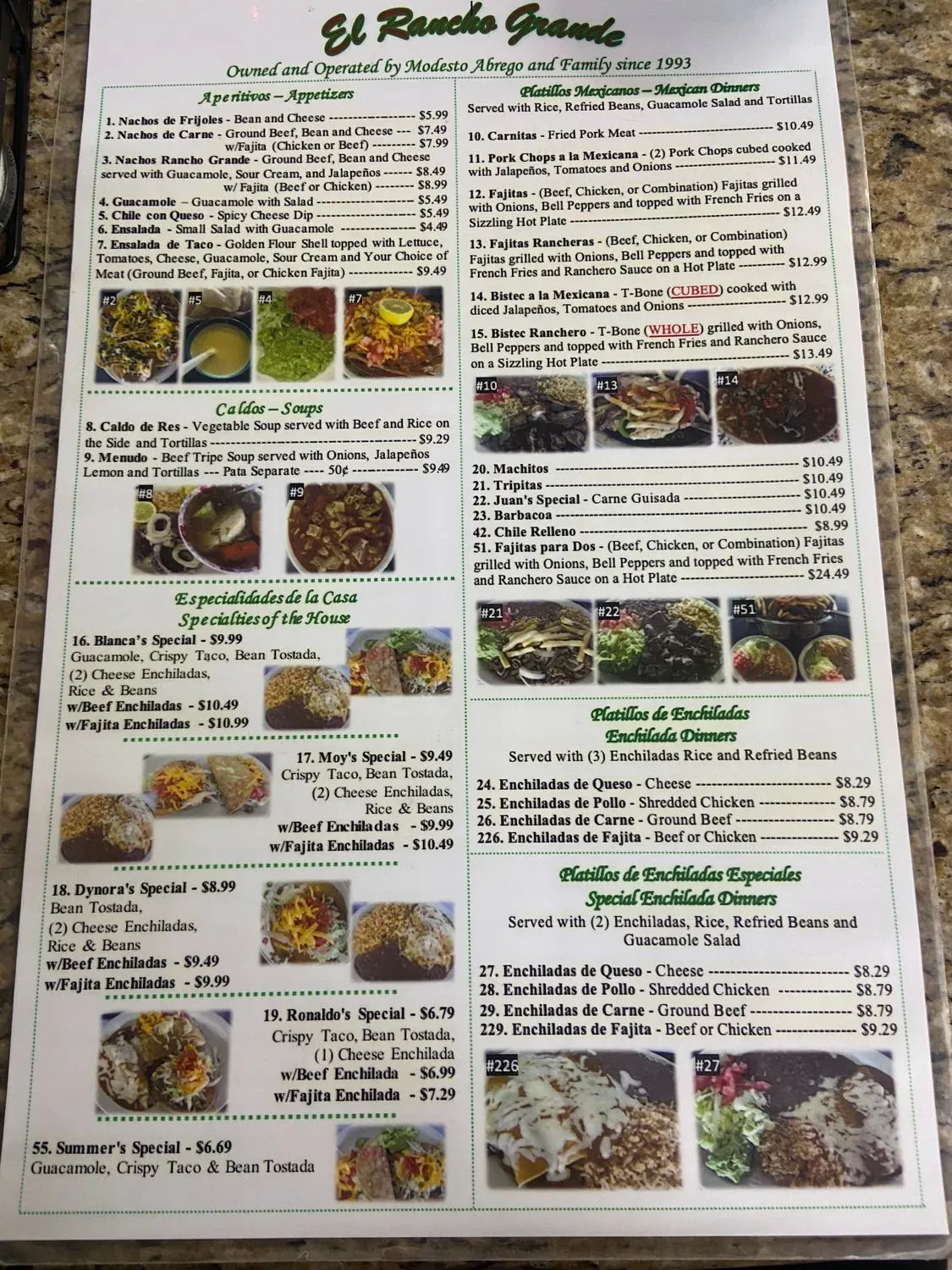 Menu 2