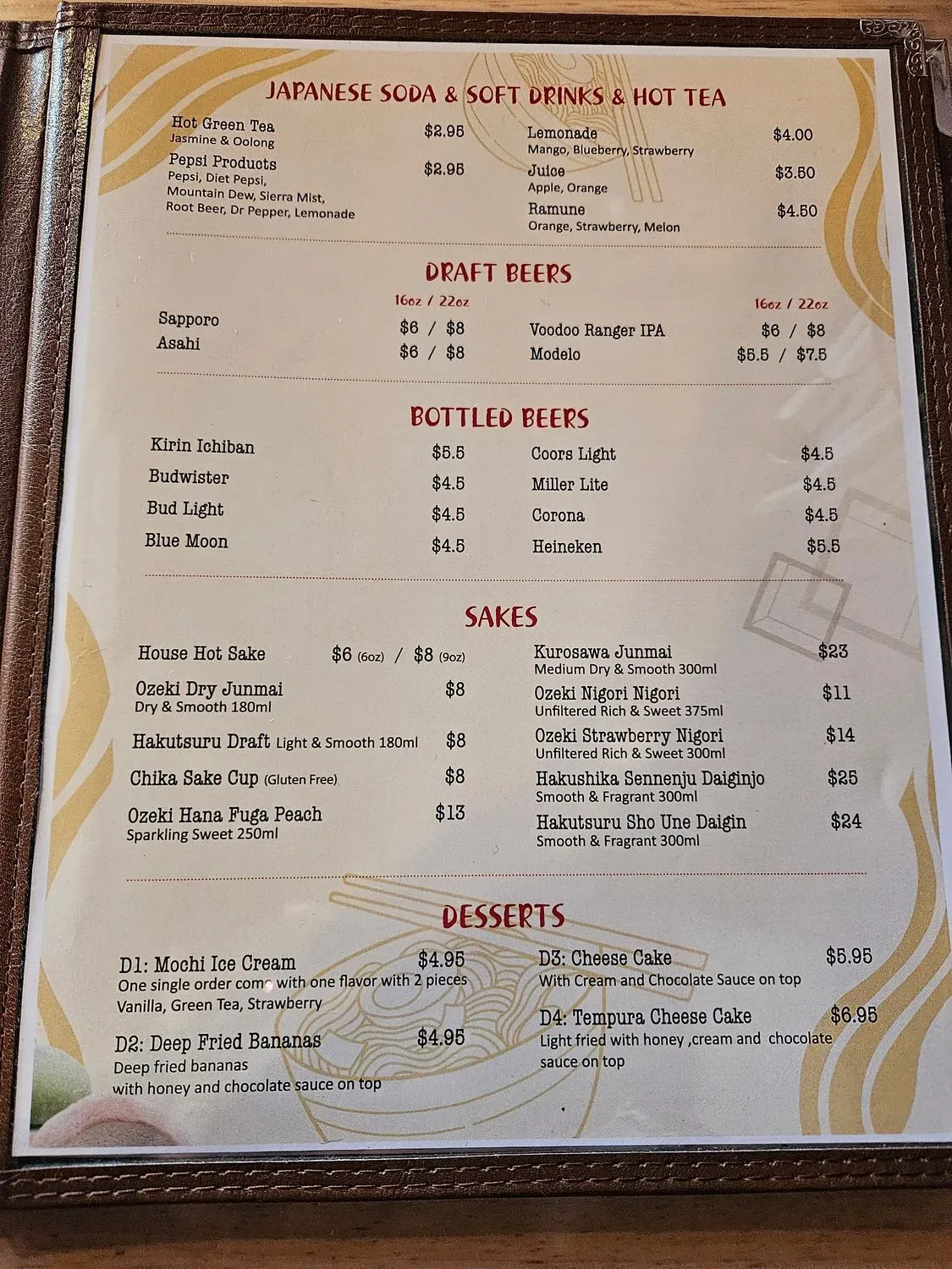 Menu 5