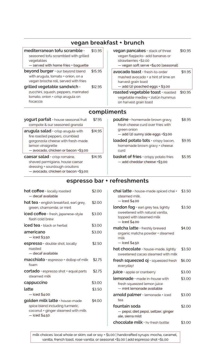 Menu 2