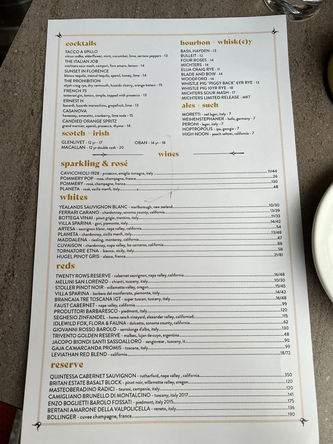 Menu 2