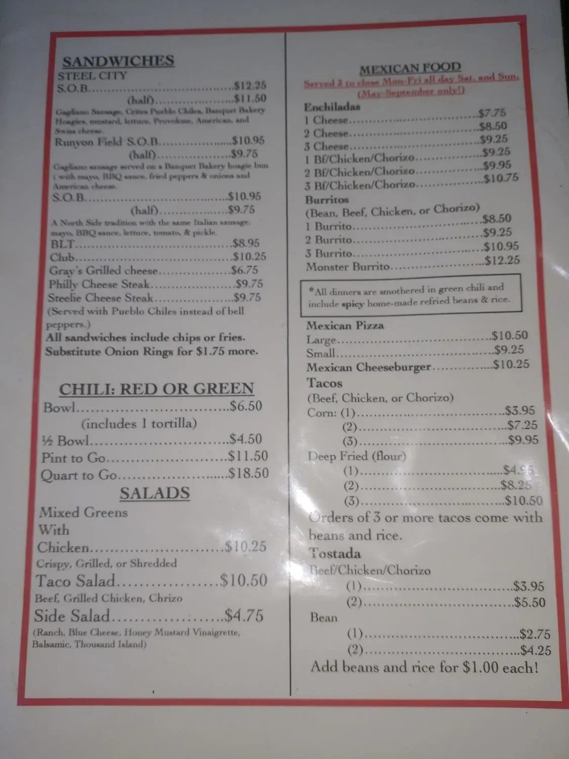 Menu 3