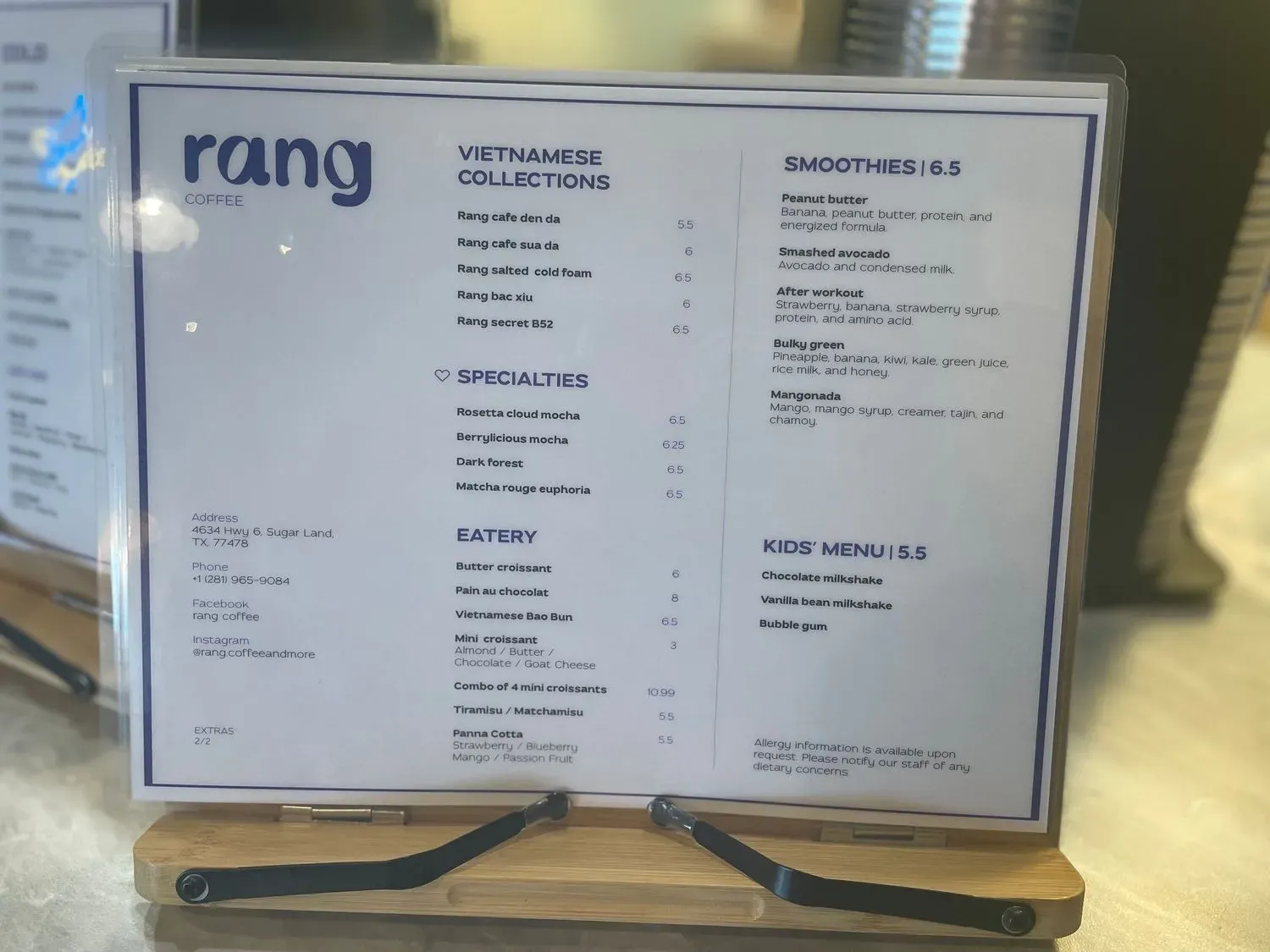 Menu 5