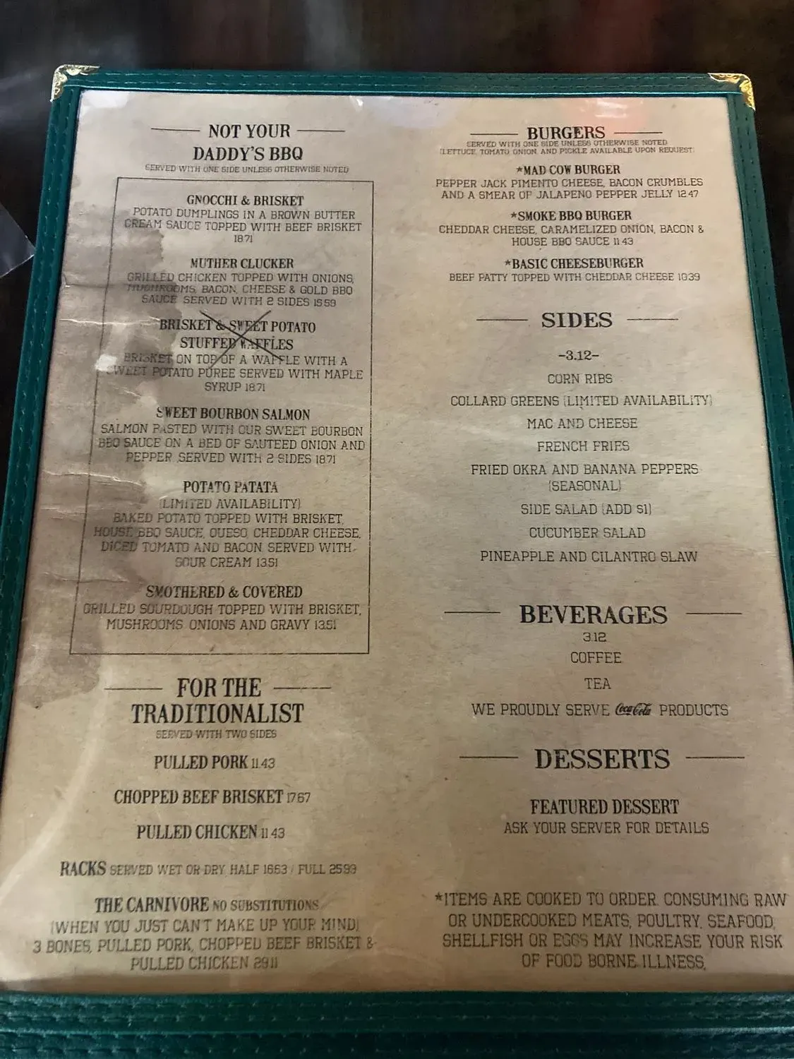 Menu 4