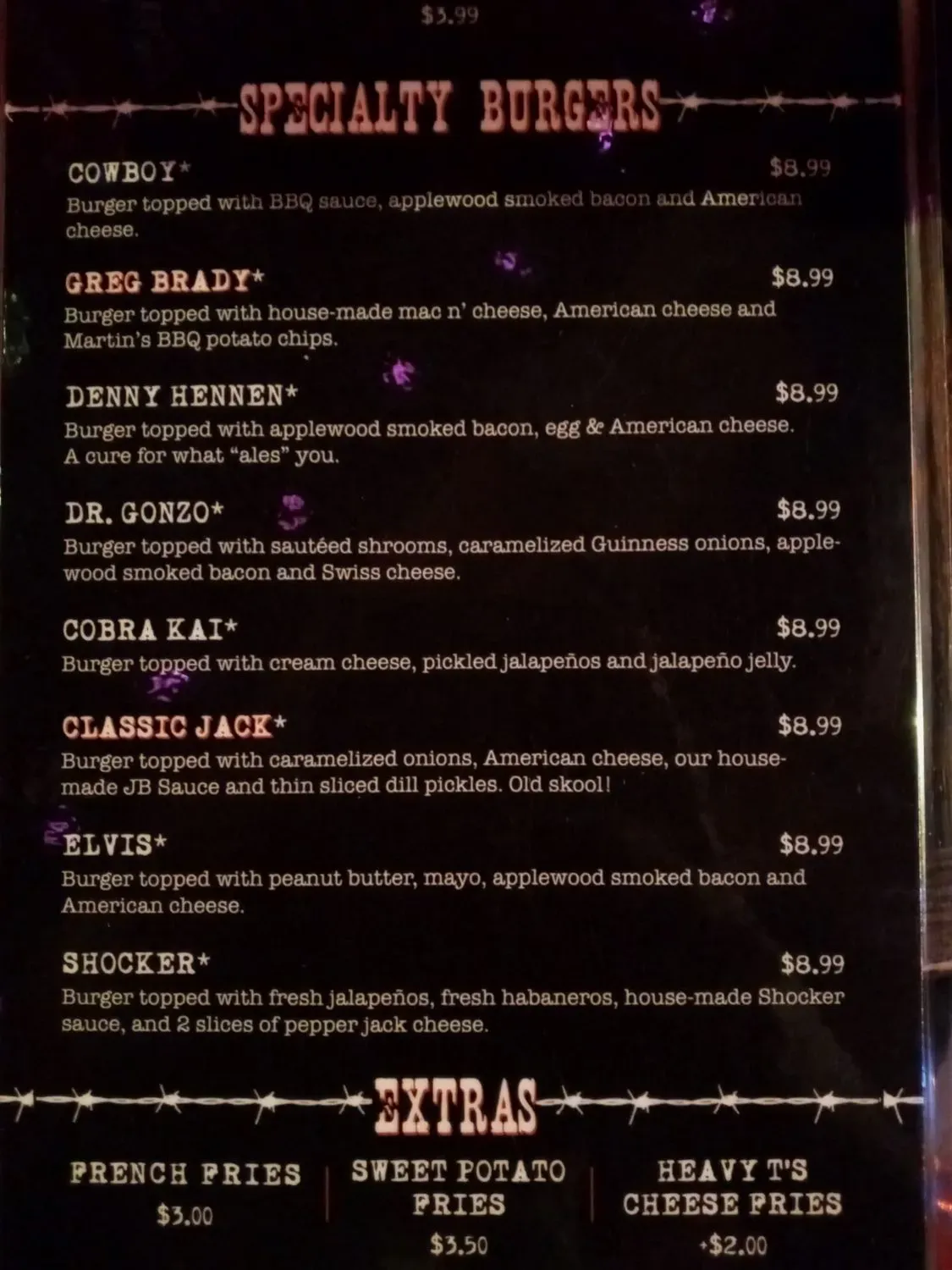Jack Brown's Beer & Burger Joint Chattanooga Menu - Updated November 2025