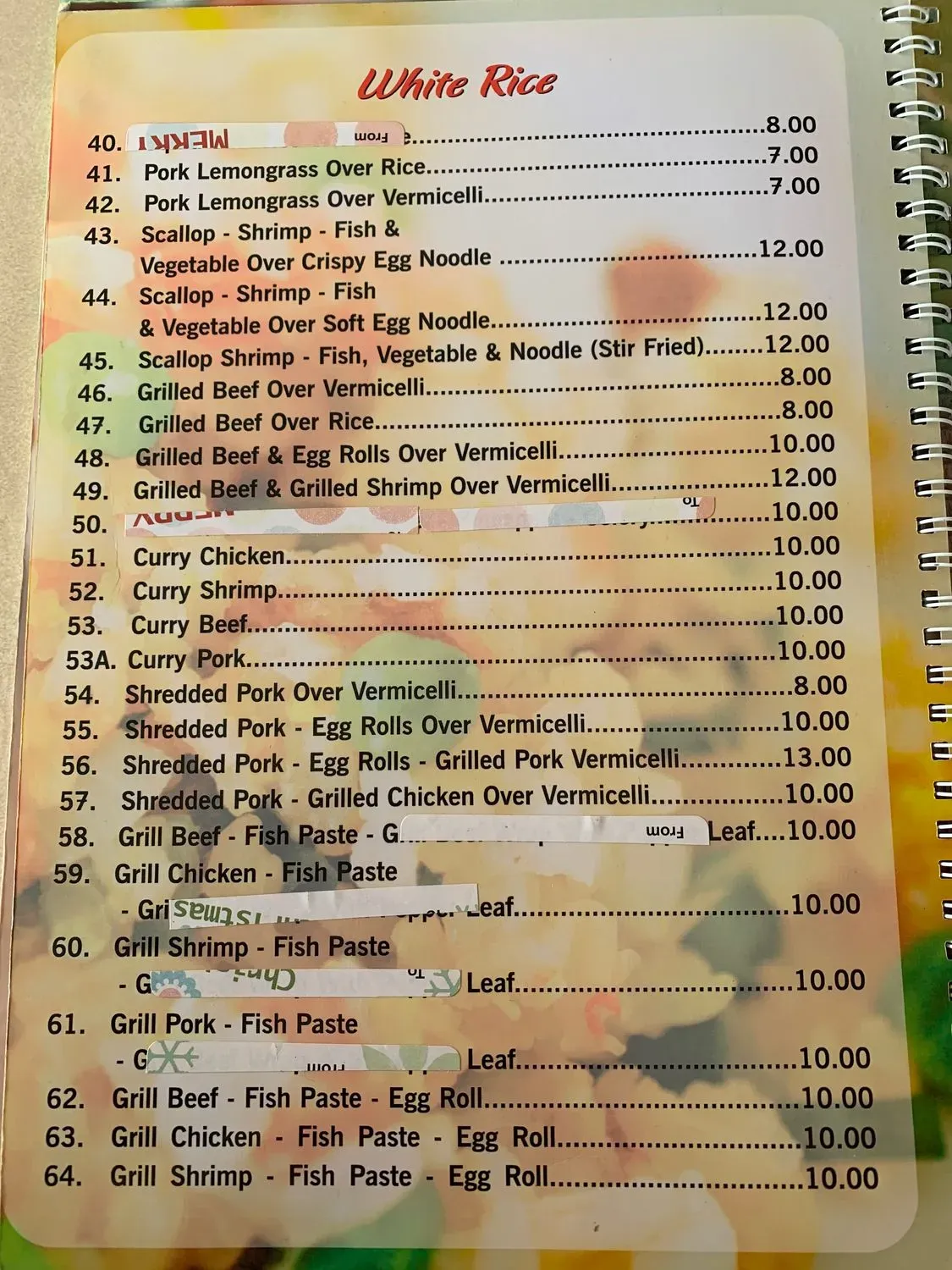 Menu 2