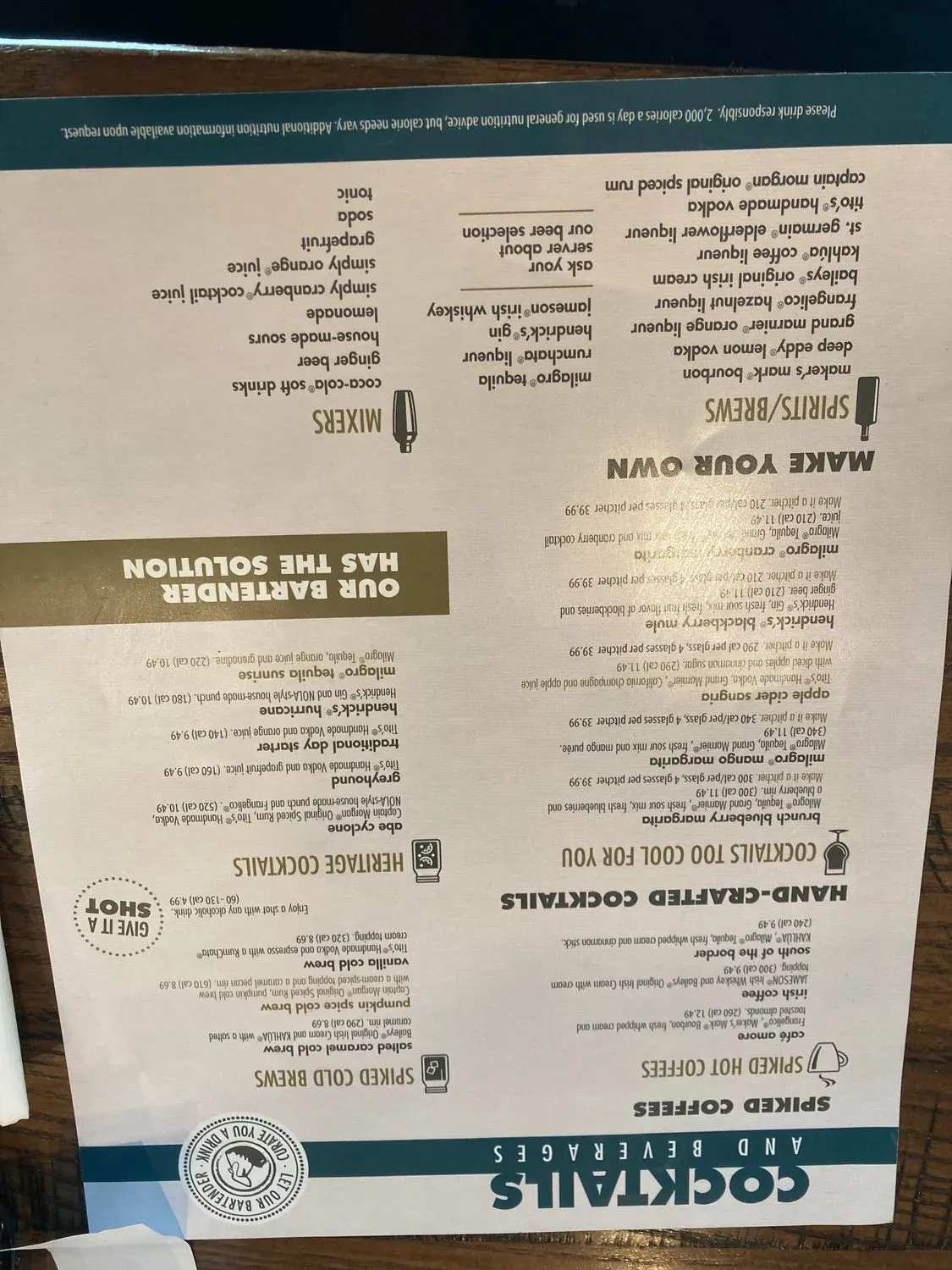 Menu 4