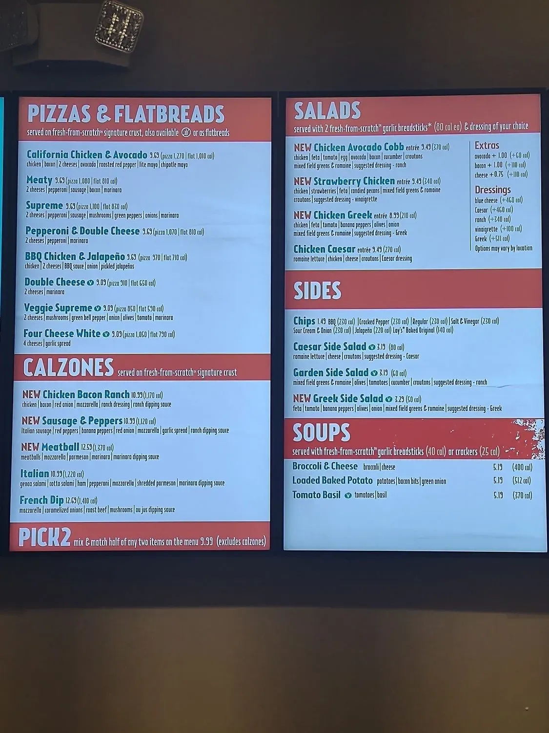 Menu 2