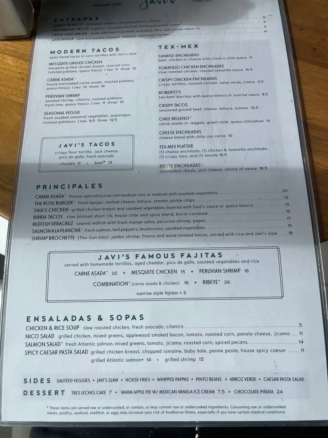 Menu 6