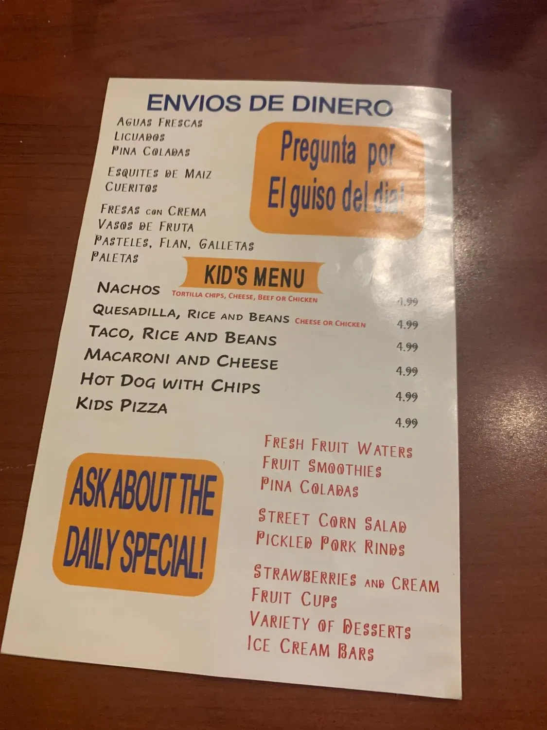 Menu 4