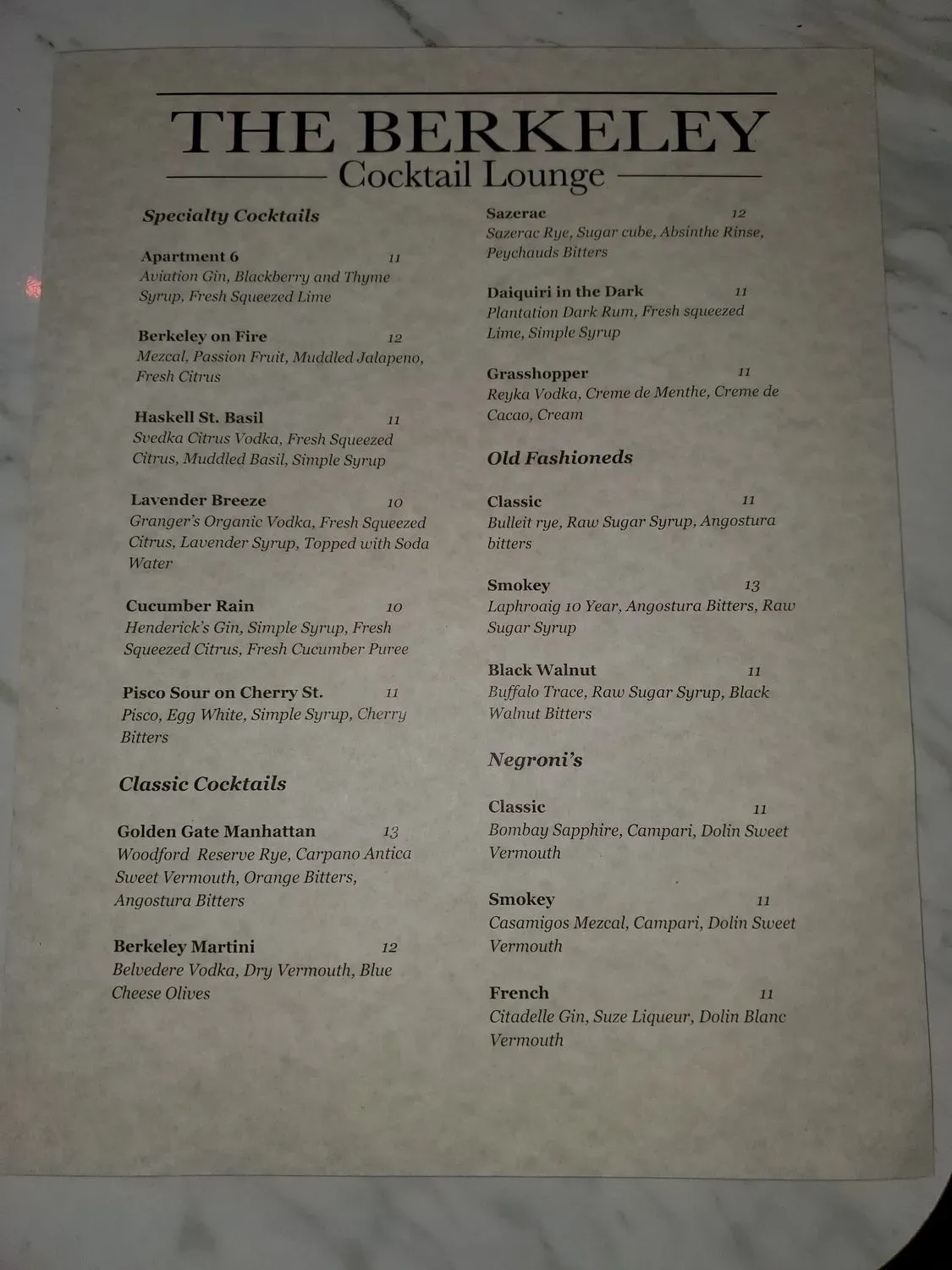 Menu 6