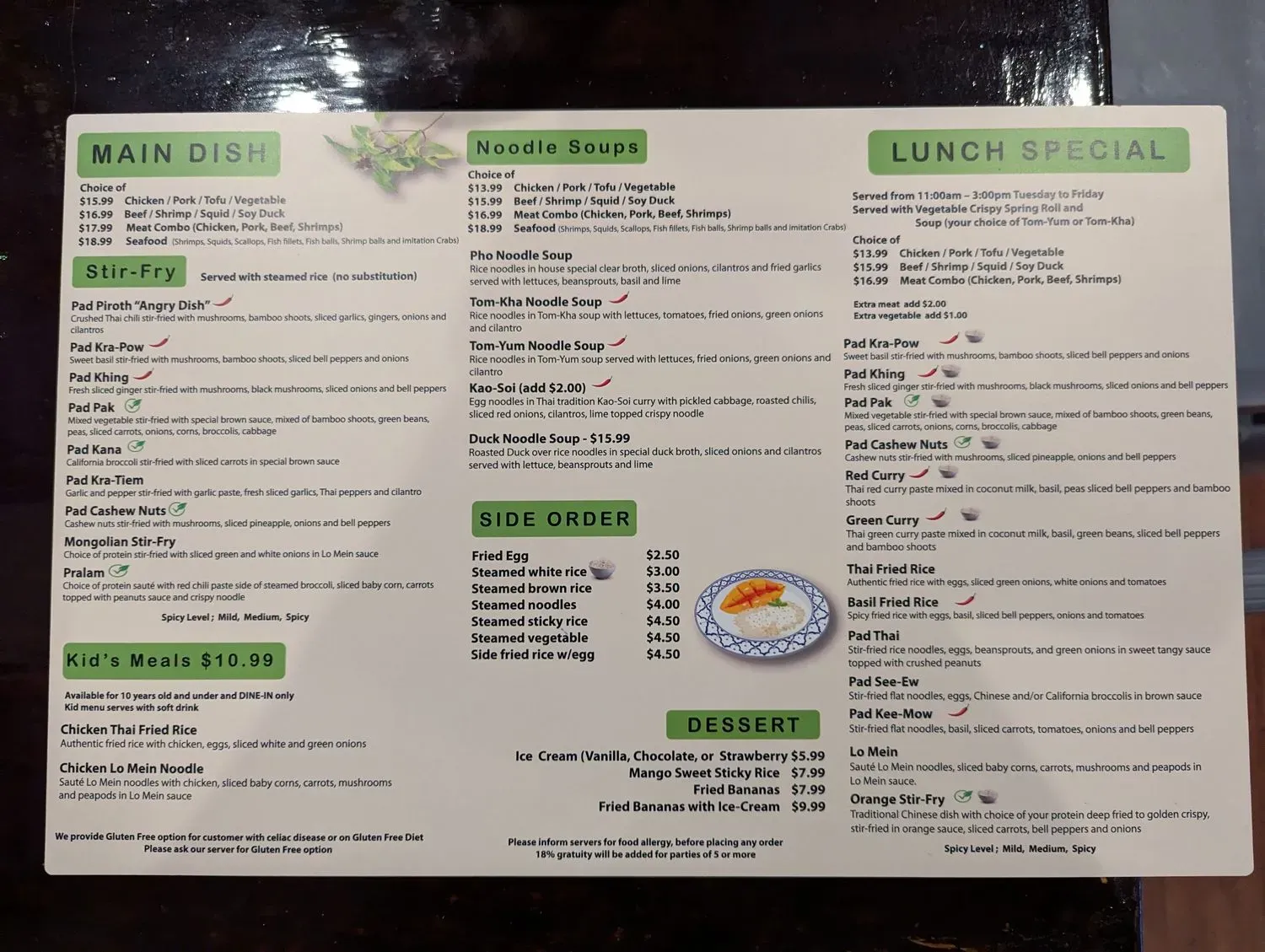 Menu 6