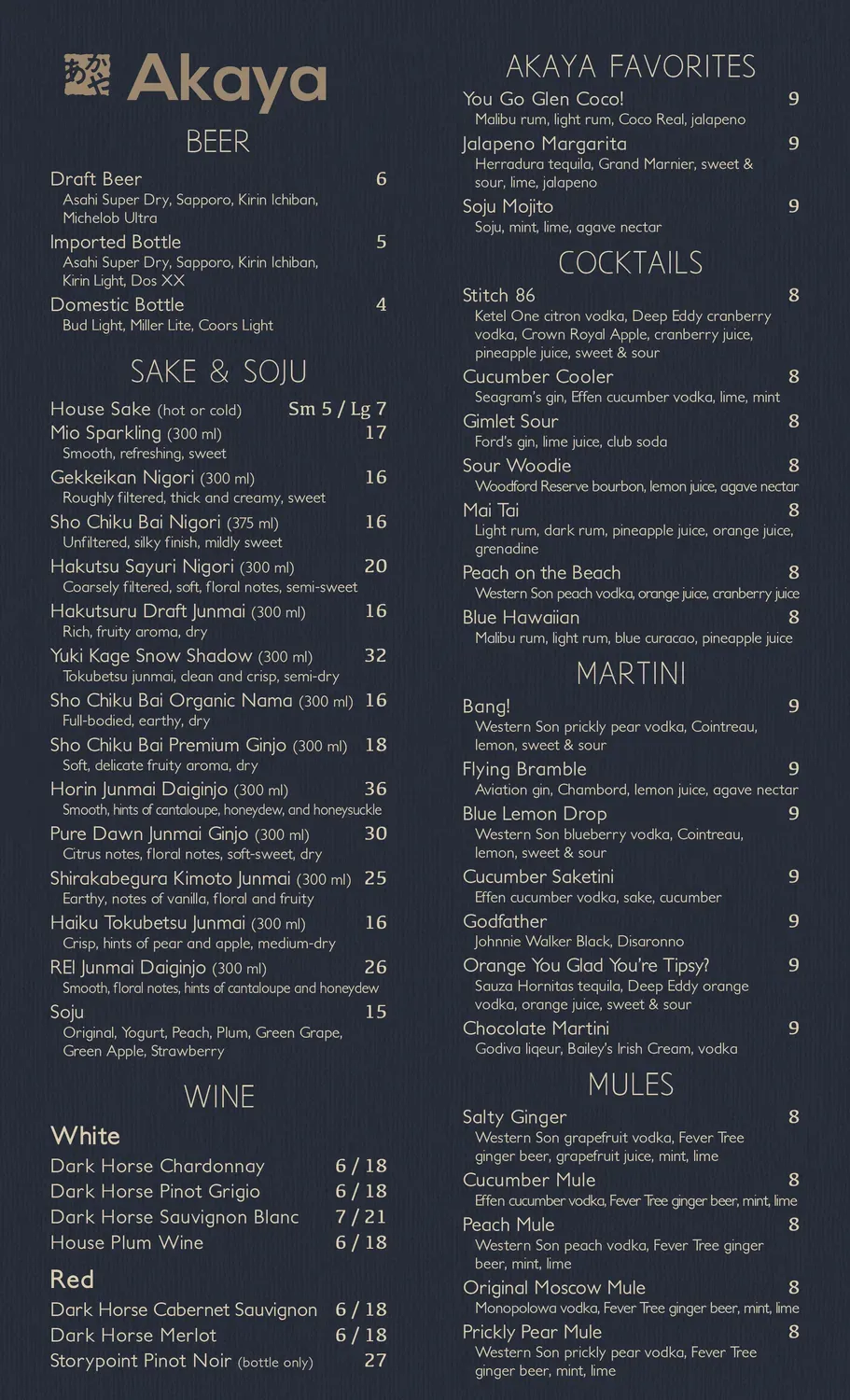 Menu 4