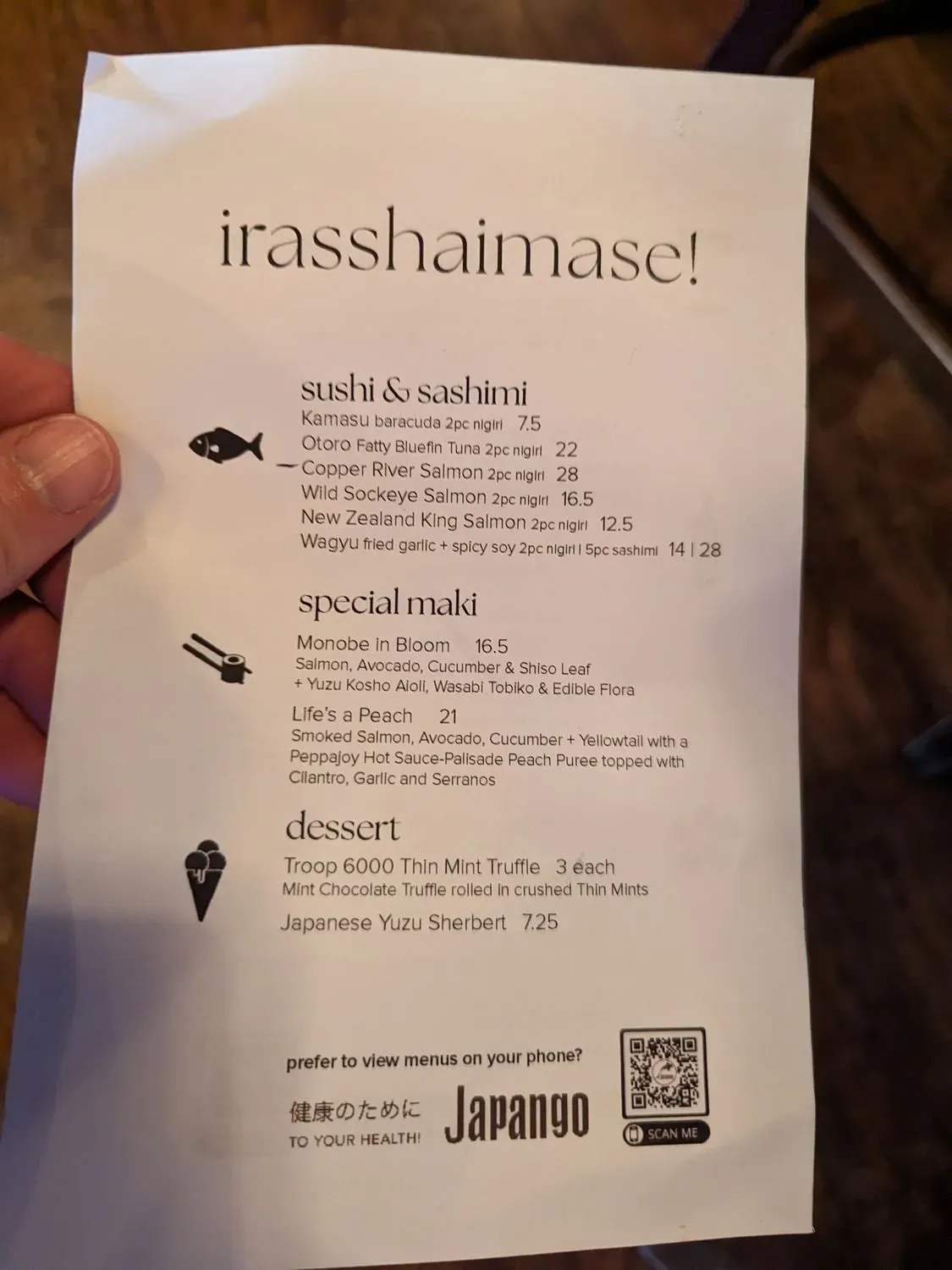 Menu 4