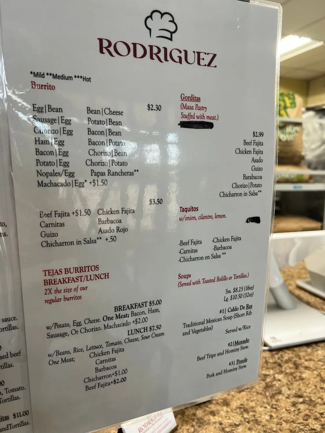 Menu 5