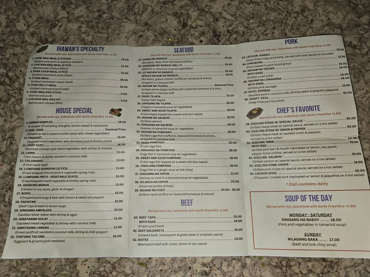 Menu 3