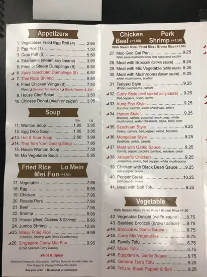 Menu 5