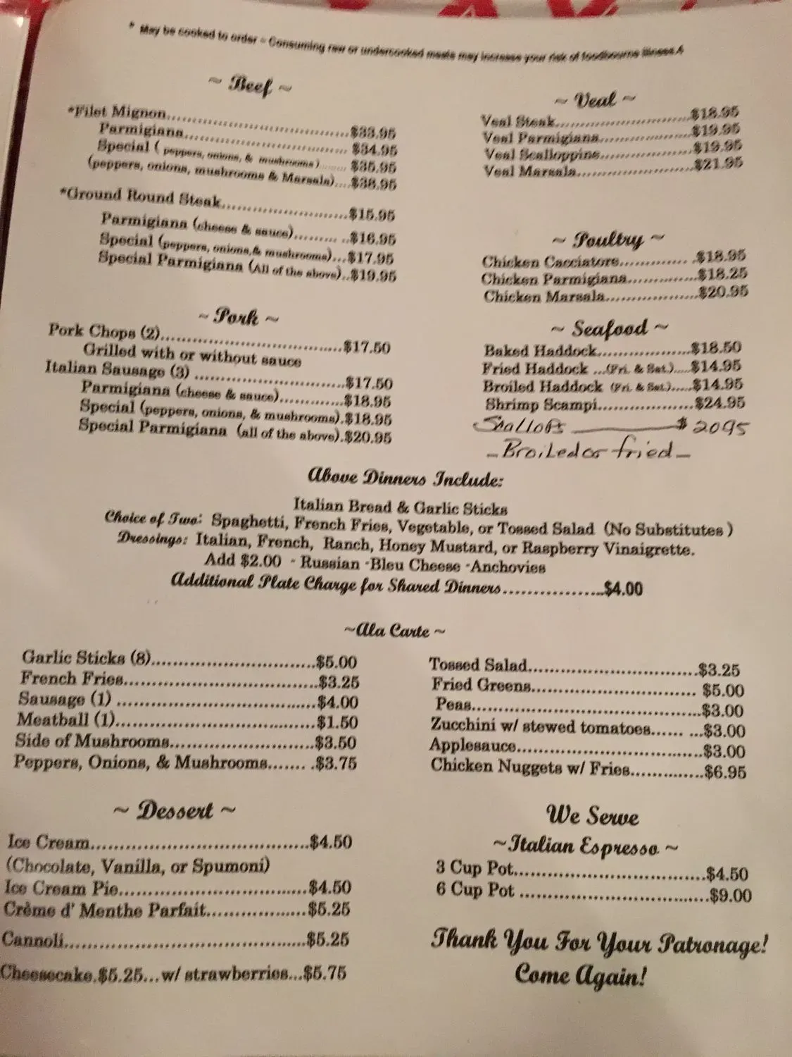 Menu 4