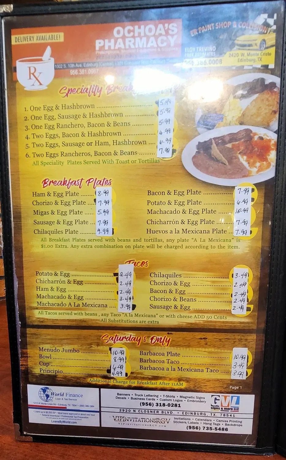 Menu 3