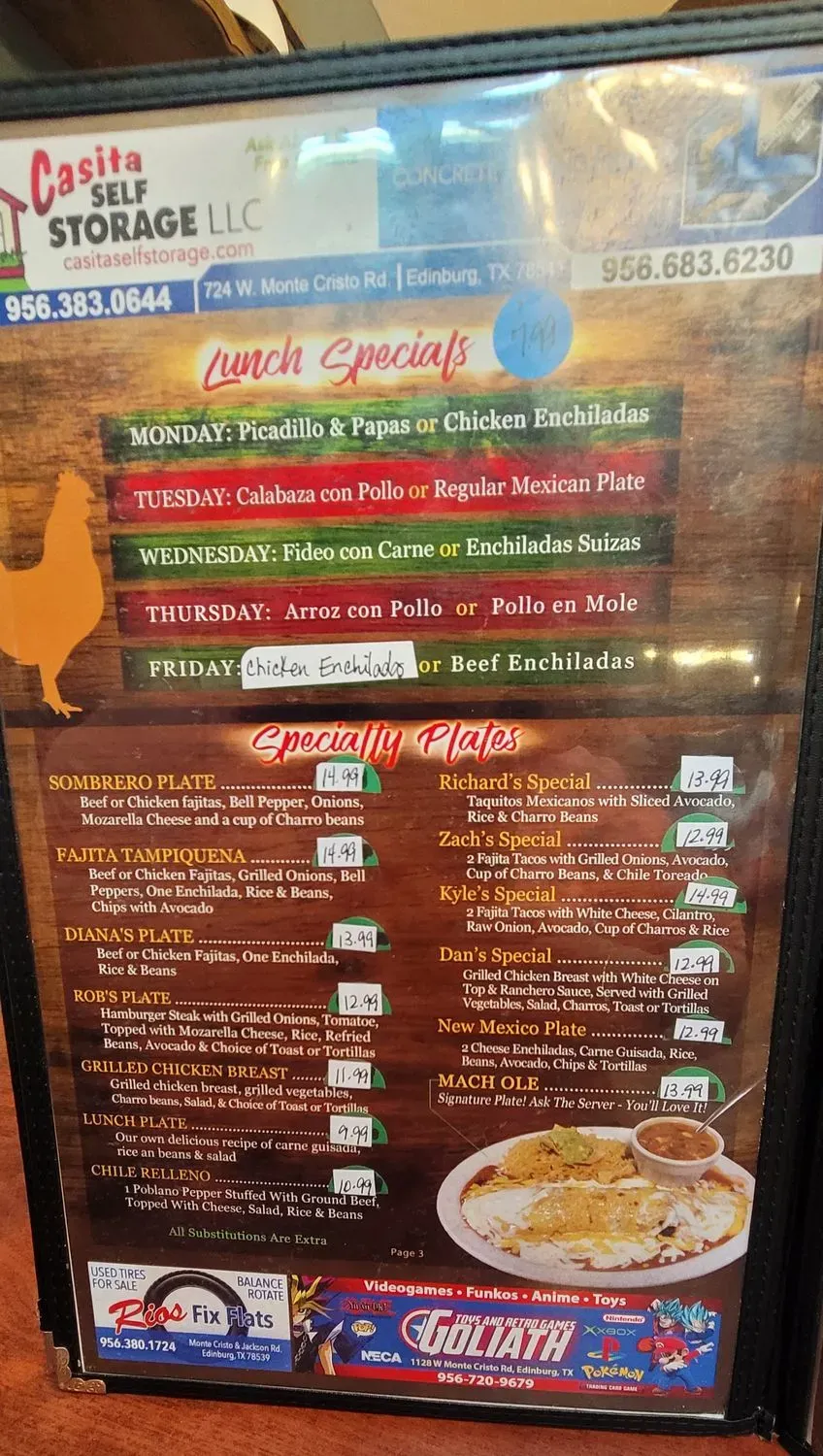 Menu 6