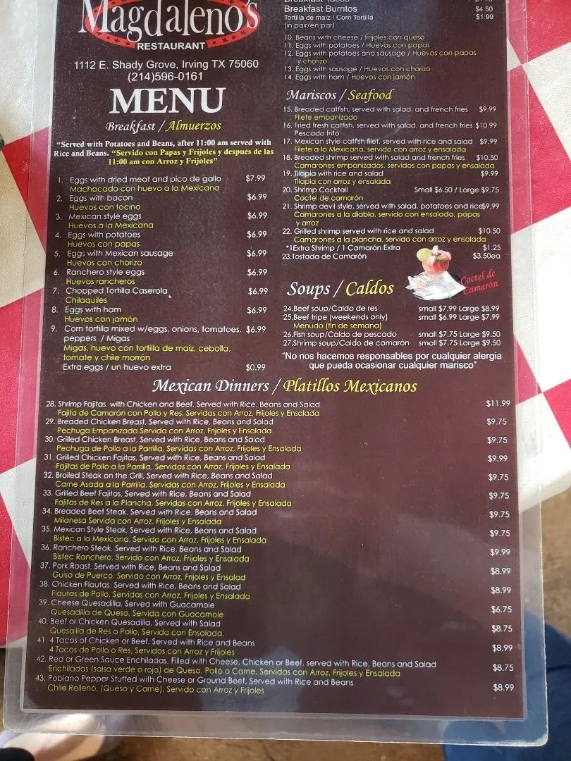 Menu 5