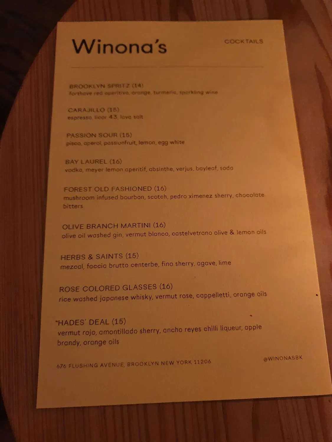 Menu 6