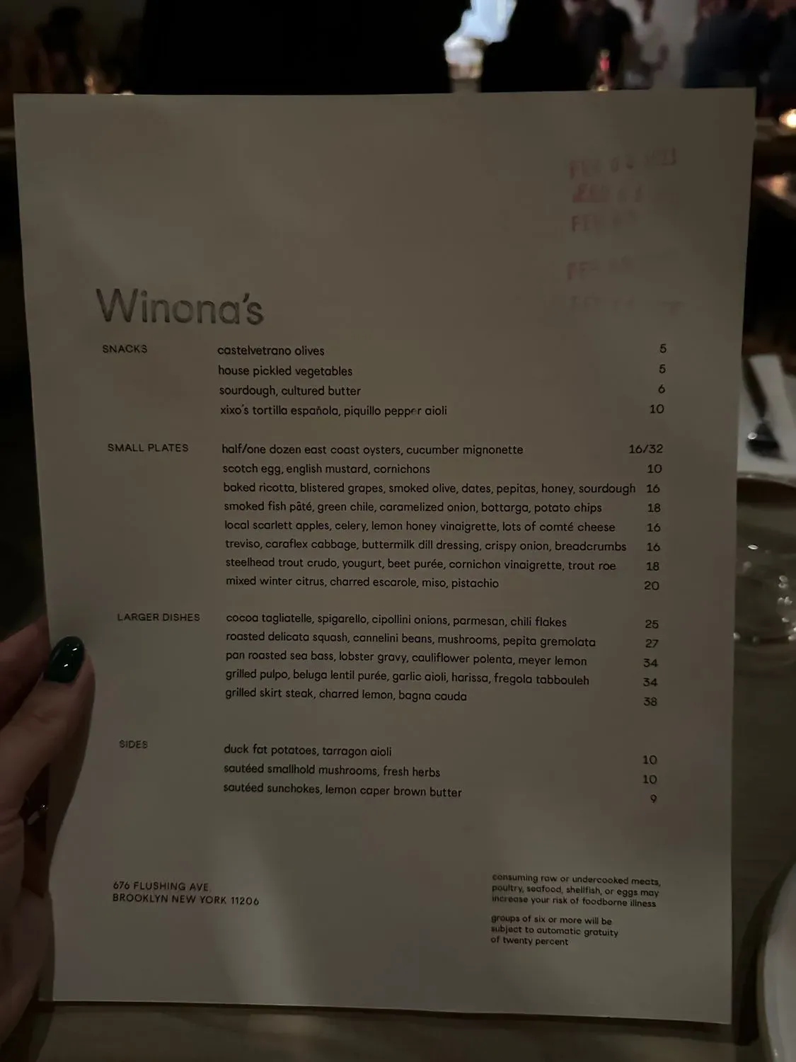 Menu 3