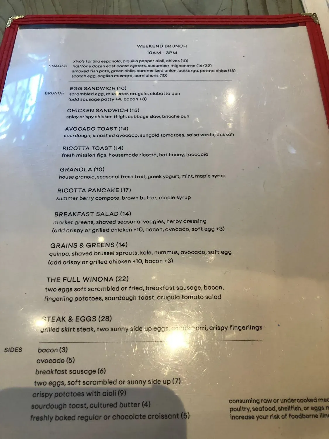 Menu 4