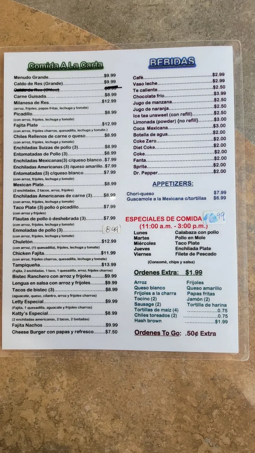 Menu 3