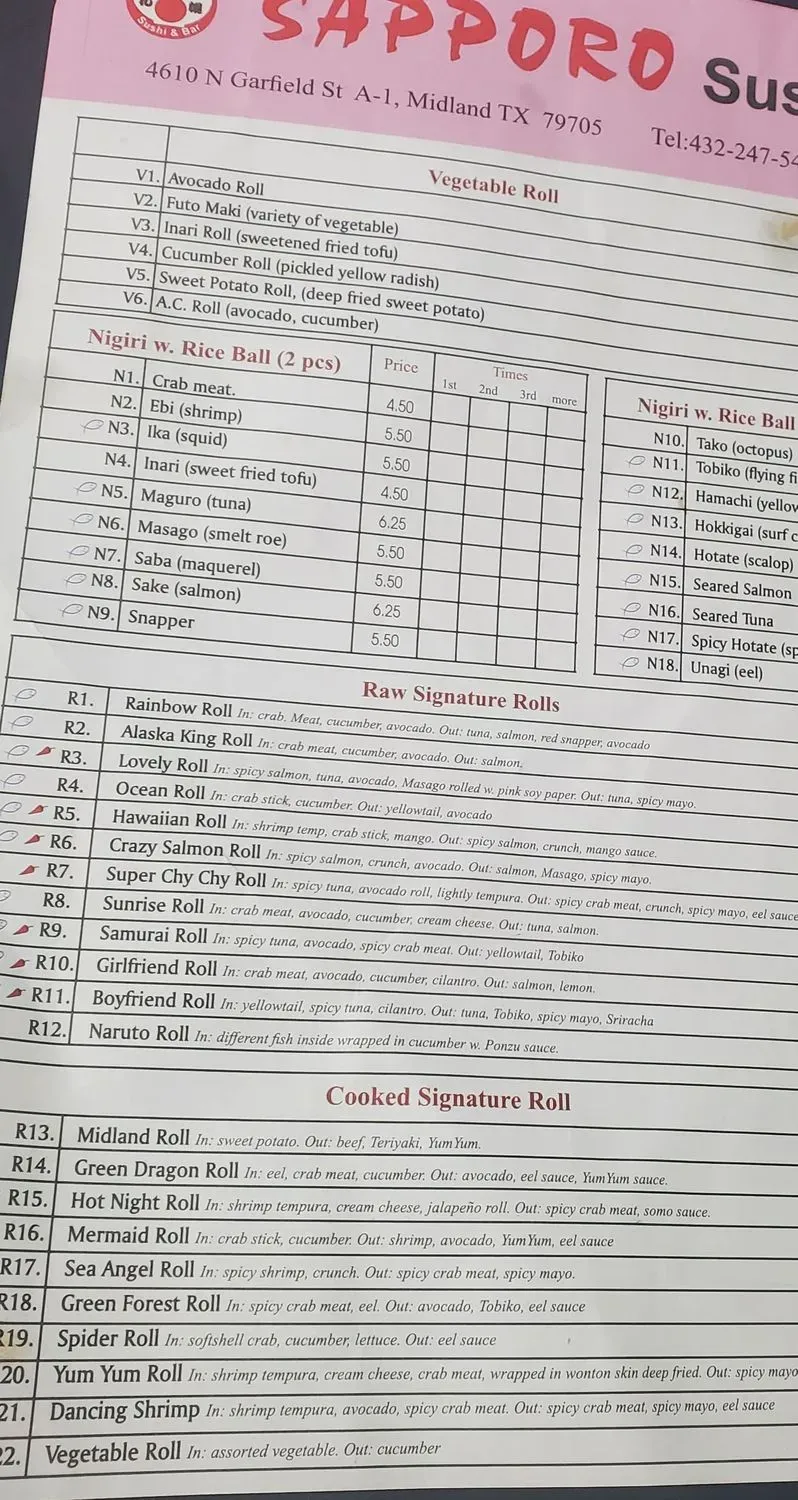 Menu 6