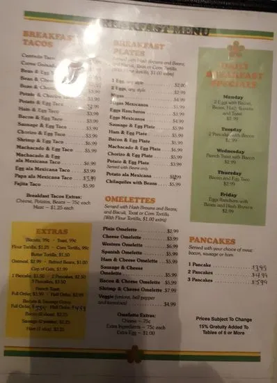 Menu 4