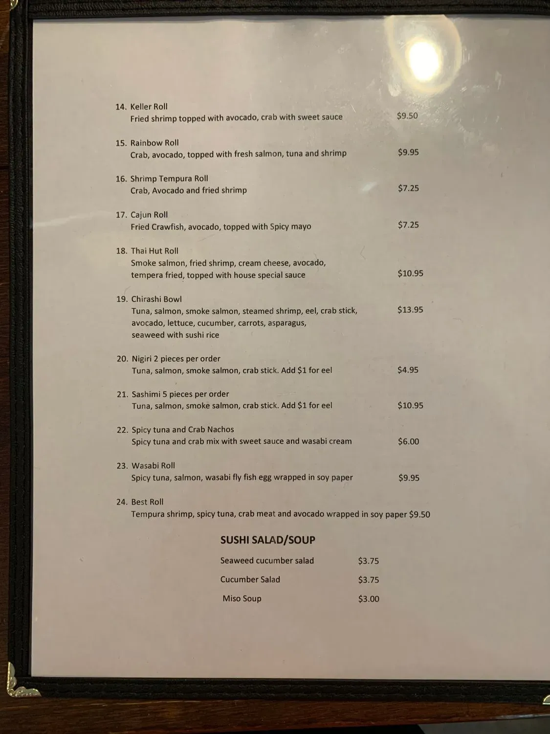 Menu 3