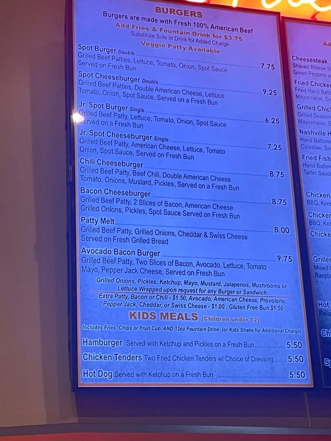 Menu 4