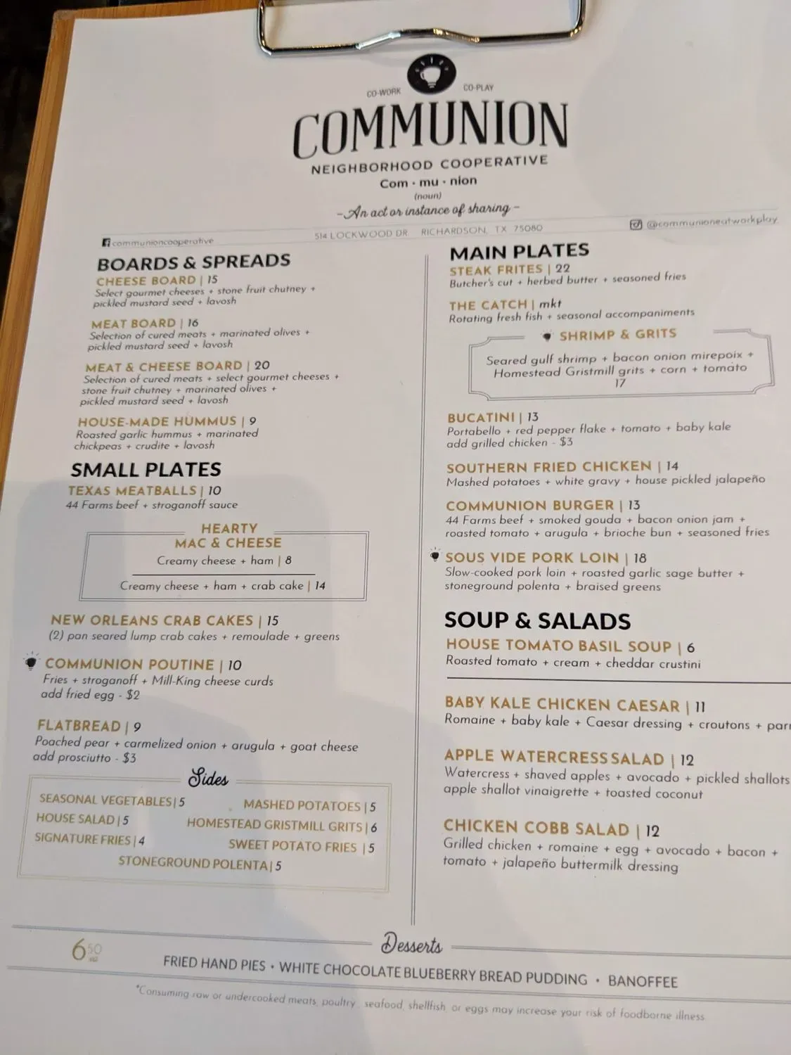 Menu 6