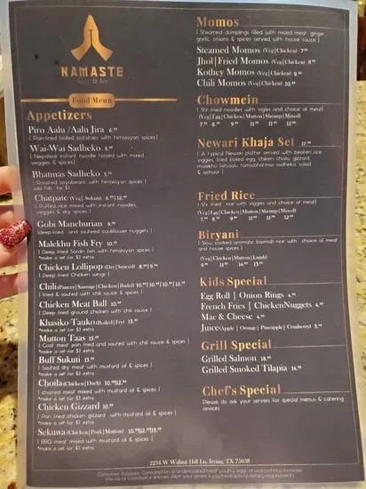 Menu 5