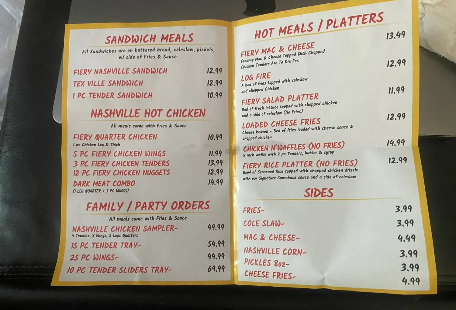 Menu 5