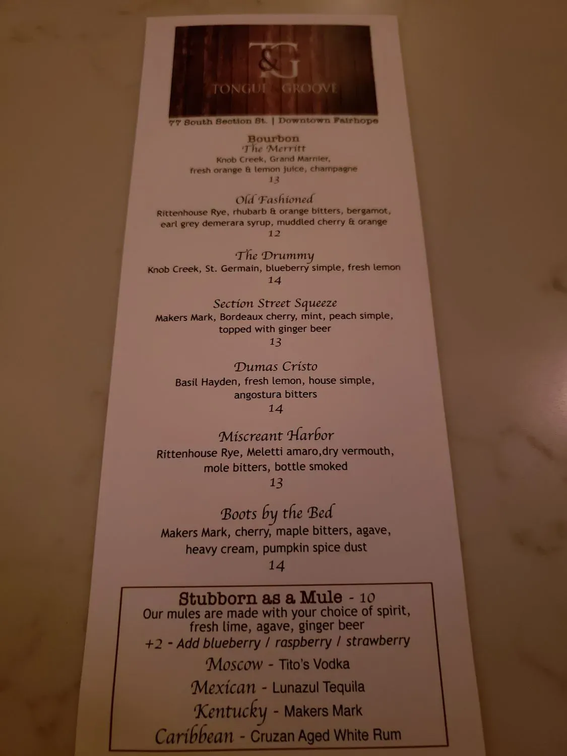 Menu 4