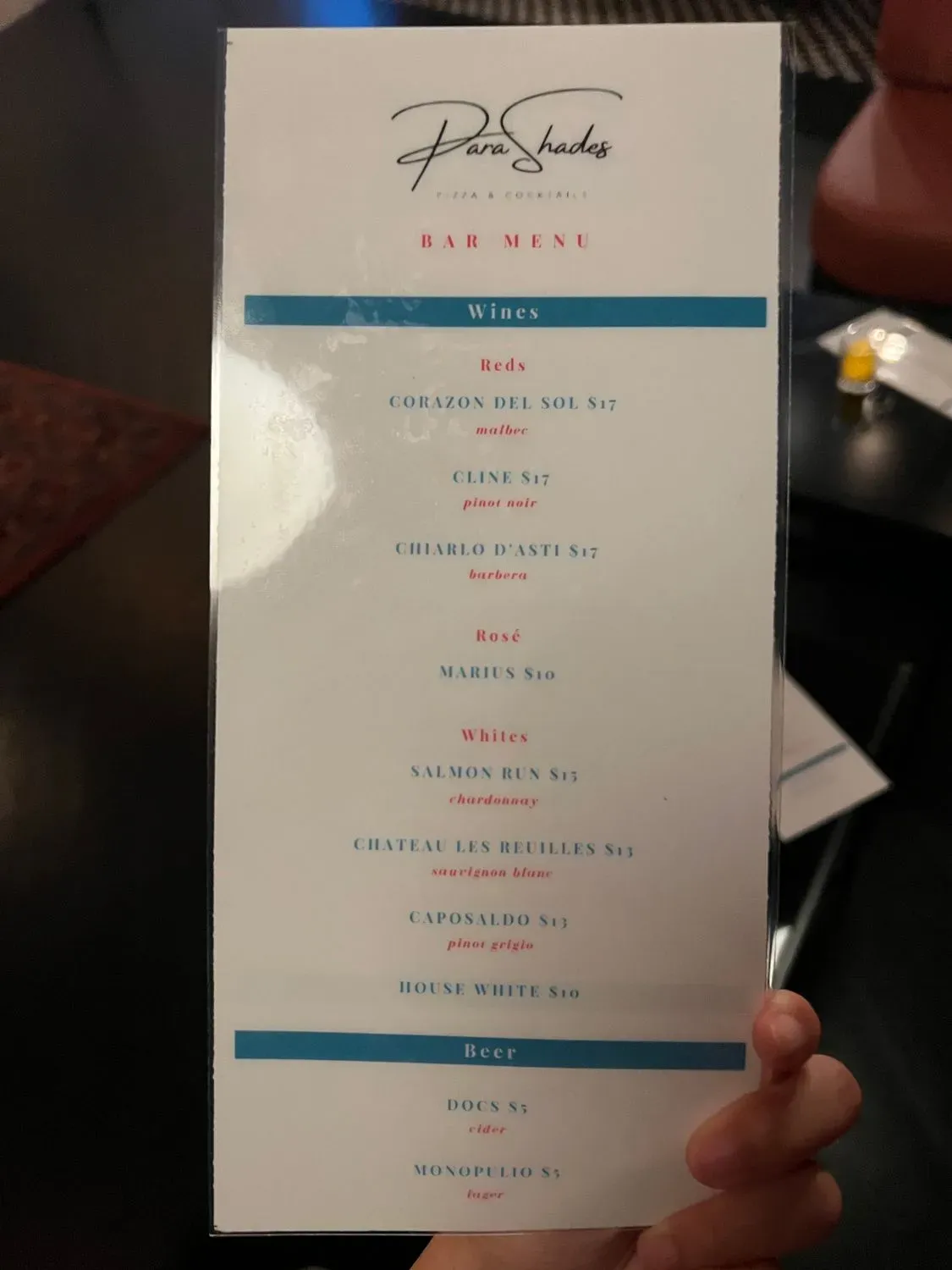 Menu 4