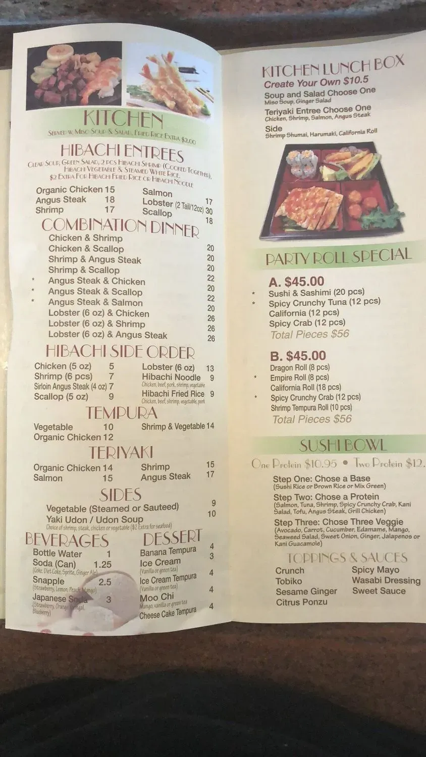 Menu 5