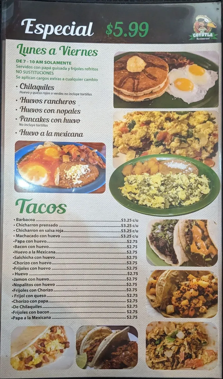 Menu 5