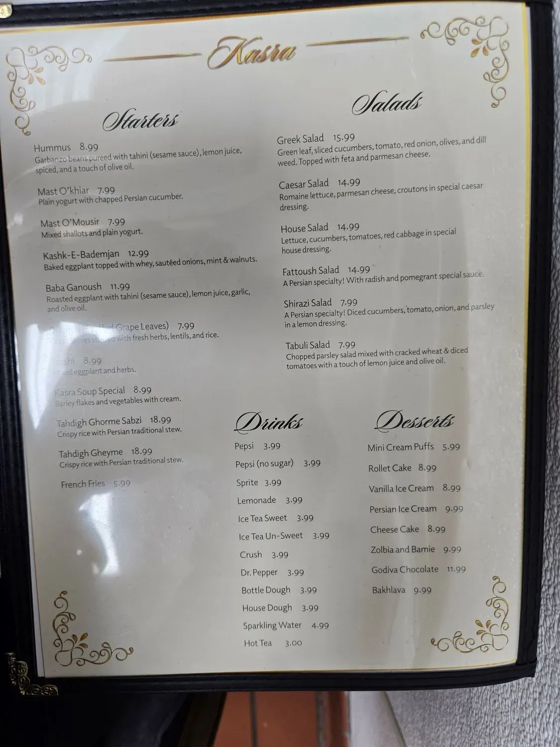 Menu 3