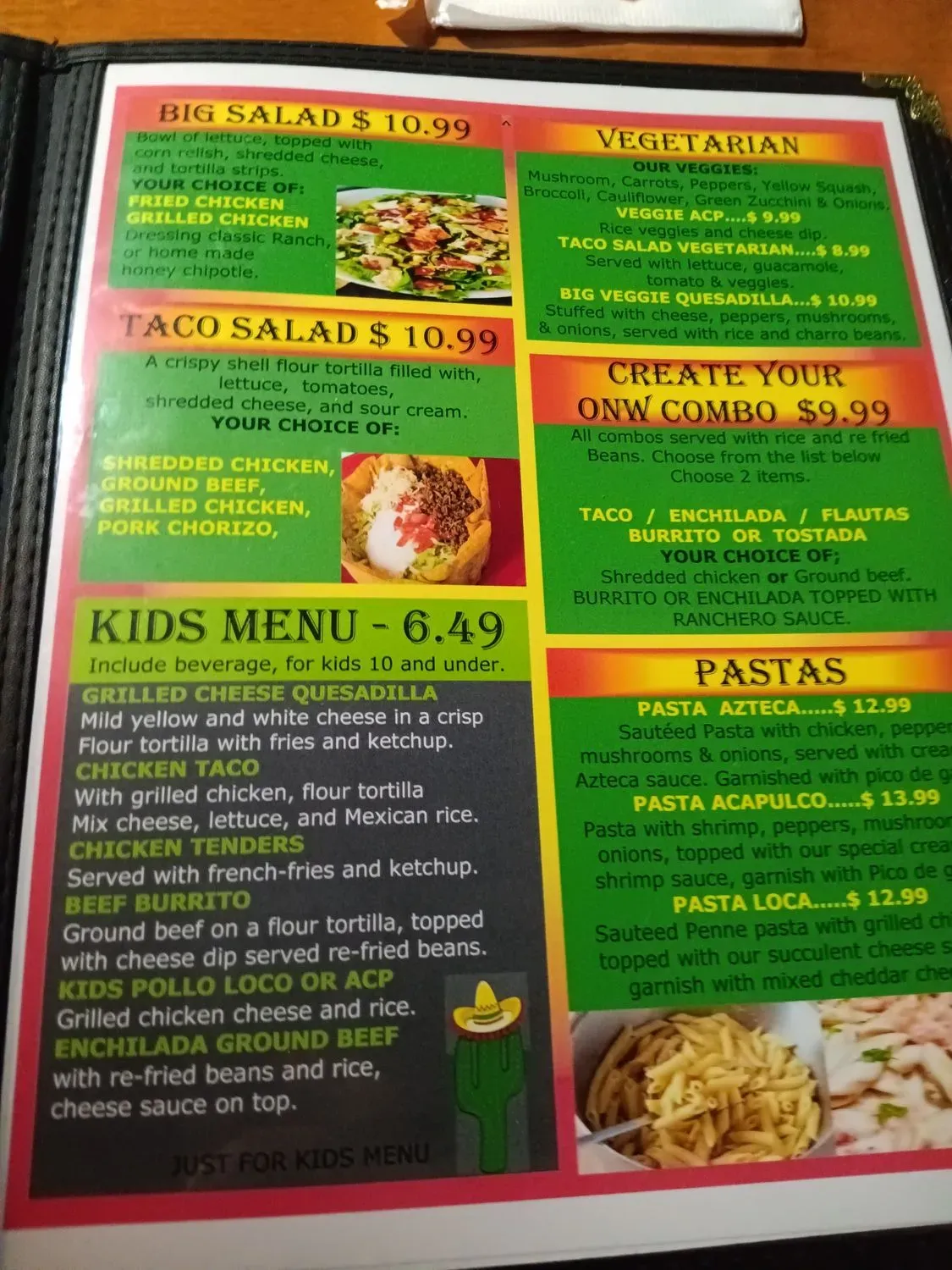 Menu 6